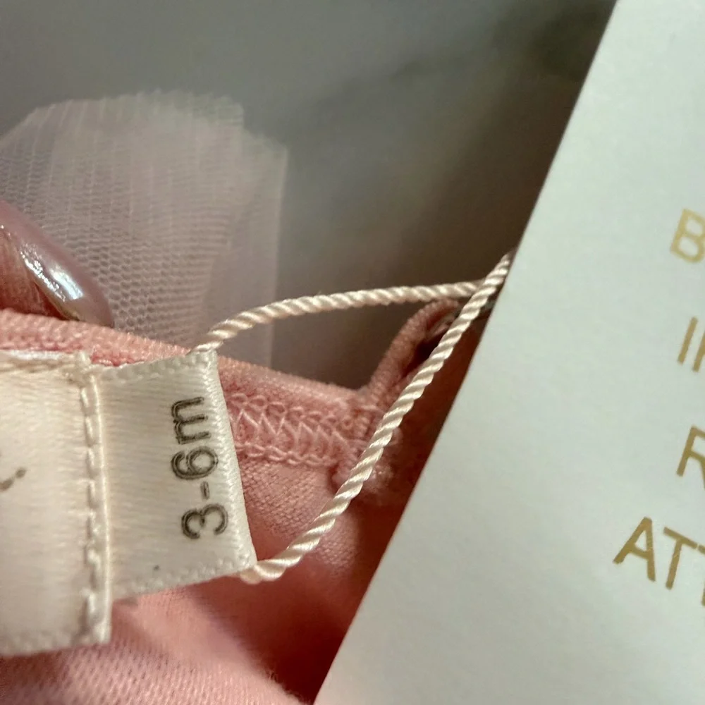 Tutu Du Monde ruffled sequin embellished pink dress 3-6 month old baby girl - Picture 6 of 7